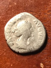 Roman Diva Faustina Denarius picture