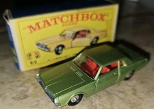 VINTAGE MATCHBOX LESNEY No.62c MERCURY COUGAR IN ORIGINAL BOX 1968 picture