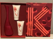 KENZO AMOUR Set  3.4 oz EDP Spray, 1.7 OZ Shower Honey, 1.7 oz Body Lotion, NEW picture