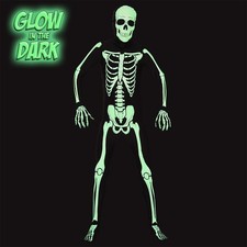 AltSkin ZENTAI SUIT - FULL BODY COSTUME - GLOW IN THE DARK SKELETON (9 Sizes) picture