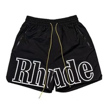 Men's Rhude Casual Basketball Shorts – Breathable Fabric Casual Shorts picture