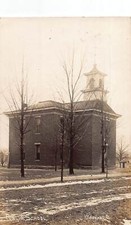 DC1/ Marengo Ohio RPPC Postcard c1910 Public School Building  131 picture