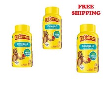 3 NEW LIL CRITTERS OMEGA-3 EPA/DNA & ALA 120 GUMMIES ZESTY RASPBERRY LEMONADE picture