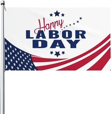 Happy Labor Day Outdoor Flag picture