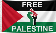 Free Palestine Flag 3x5Ft Double Stitched for Indoor Outdoor picture