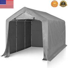 8X12FT Outdoor Storage Shelter Shed Waterproof Snowproof Garage Carport Canopy picture