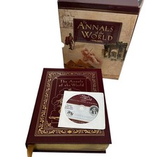 The Annals of the World James Ussher Master Books Hardcover CD-ROM Burgundy Gold picture