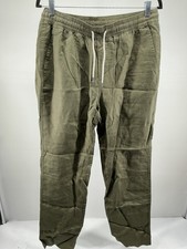 Quince Men 100% European Linen Drawstring Beach Pants - 32