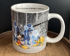 Vtg RETIRED Disney World HAUNTED MANSION Everyone is Dying to Meet You RARE Mug picture