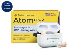 Audien Atom Pro 2 Rechargeable OTC Hearing Aid ITE Certified Refurbished picture
