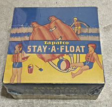 Vtg c1950s Stay-A-Float Child Life Belt & Swim Vest Store Display Box & Contents picture