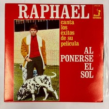 RAPHAEL - AL PONERSE EL SOL  - 1977  MEXICAN LP, LATIN POP picture