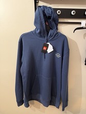 QUICKSILVER MENS HOODED SWEATER (INDIGO BLUE ) SIZE-XL.LONG SLEEVE. FRONT POCKET picture