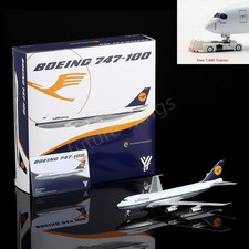 1:400 YY Wings Lufthansa Airlines B747-100 D-ABYA/ABYC +Free Tractor picture