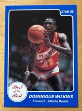 DOMINIQUE WILKINS 1985-87 STAR BEST OF THE BEST #14 ATLANTA HAWKS NM-MT RARE picture