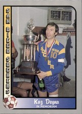 1990-91 Pacific - Kaz Deyna #218 San Diego Sockers MSL Soccer Card picture