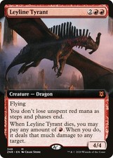 Leyline Tyrant (Extended Art) #348 *Foil* (NM) Zendikar Rising (ZNR) MTG picture