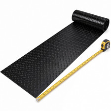 1Pcs Aluminum Diamond Plate Sheet Metal, 24'' X 120'' X 0.06'', Black picture