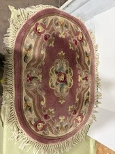 30 X 42 Royal Palace Handmade Rug Antique Rose100% Percent Wool Pile picture