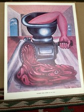 Von Dutch GOODBYE CRUEL WORLD Vintage Art Poster Original 16 1/2 x 13 Print picture