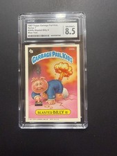 Topps 1987 Garbage Pail Kids Series 7 #260b Blasted Billy II Blue Text picture
