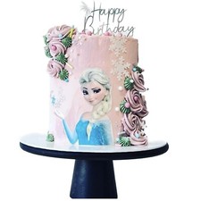 EDIBLE Frozen Elsa Cake  Image Party Decoration UNCUT picture