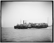 Photo:Cleveland Ohio 1900s Steamer City of St. Ignace Lake Erie Ferry picture