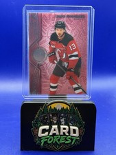 2025-26 Upper Deck Ice Nico Hischier Red /199 #57 Devils picture