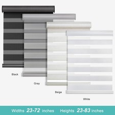 Changshade Horizontal Shade Window Blind Zebra Dual Roller Blind Easy to Install picture