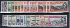 Ascension 1938-53 Ensemble To 10s Avec Toutes Perforations 1s Sg 38-47b ( Less picture
