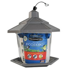 Pennington Earth Smart, Gray Plastic, Hopper Wild Bird Feeder, 2.5 lb. Capacity picture