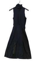 NEW Lavish Alice Blue Dress w/ collar SZ  12 picture