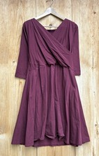 Maggie’s Organics Burgundy Dress Sz Large  picture