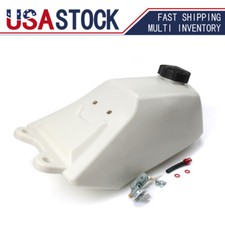 Fits 1985-1988 Yamaha Big Wheel 200 BW 200 Gas Fuel Tank White & Gas Cap picture