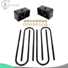 Fits 1999-2022 Ford F-250 F-350 Leveling Lift Kit 3 inch Rear Blocks w/ U-Blots picture