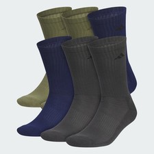 adidas men Men's Athletic Cushioned 6-Pack Crew Socks picture