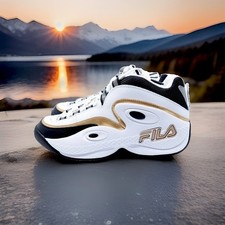 FILA Grant Hill 3 Size 12 ⚪️🟡⚫️⚪️🟡⚫️🔥🔥🔥🔥 picture