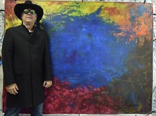 Mark Little Original ￼Professional Painting 84”X62” (7 Foot) Abstract Modern XL picture