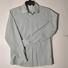 Brooks Brothers Mens green Milano Fit Non-Iron  Dress Shirt 16-35 Long Sleeve picture