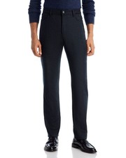Canali Impeccabile Wool Flannel Five Pocket Pants Men's 34R US/50 IT Charcoal picture