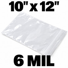 Clear Reclosable Poly Bags 10