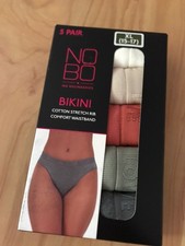 NOBO Bikini XL 15-17 Cotton Stretch Rib 5 Pairs picture