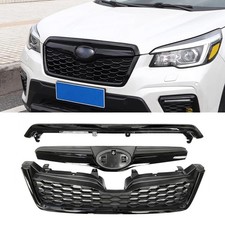 For 2014-2018 Subaru Forester Gloss Black Upper Grille Honeycomb Grill Assembly picture