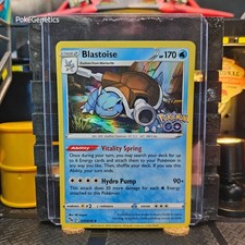 Blastoise Pokémon GO Holo Pokémon TCG 017/078 Rare picture