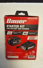 Bauer 1907C-B-SK 5.0Ah Battery And Charger Starter Kit New picture