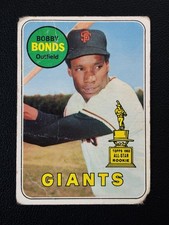 Topps 1969 Topps Bobby Bonds Rookie/All-Star Rookie Card #630 Giants High # picture