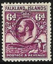 Falkland Islands (British) 1929 Scts #59, Mint/VLH 