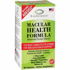 EyeScience Macular Health Formula Advanced Ocular Vitamin - 60 Caps - N.I.B. picture