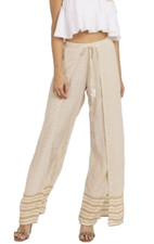 Faithfull The Brand Montero Pants Flowy Striped Pants Pull In Size US 4 picture
