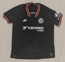 Nike Chelsea FC 2019/20 Third Jersey Black Orange White Men’s  XL picture